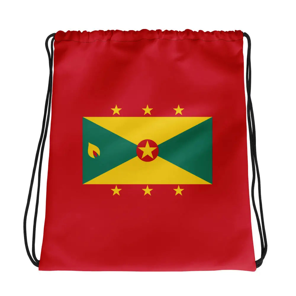 Sac à cordon drapeau grenade coton polyester léger