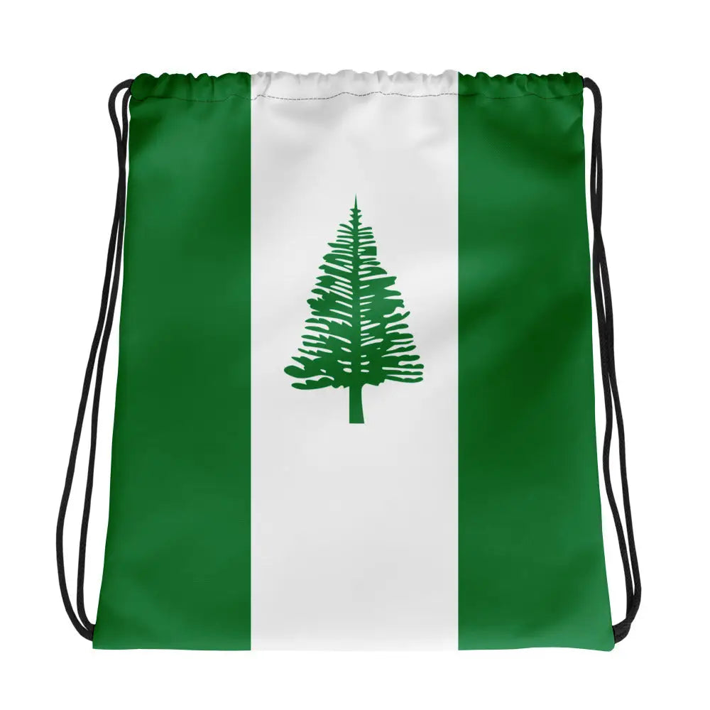 Sac à cordon drapeau île norfolk coton polyester léger