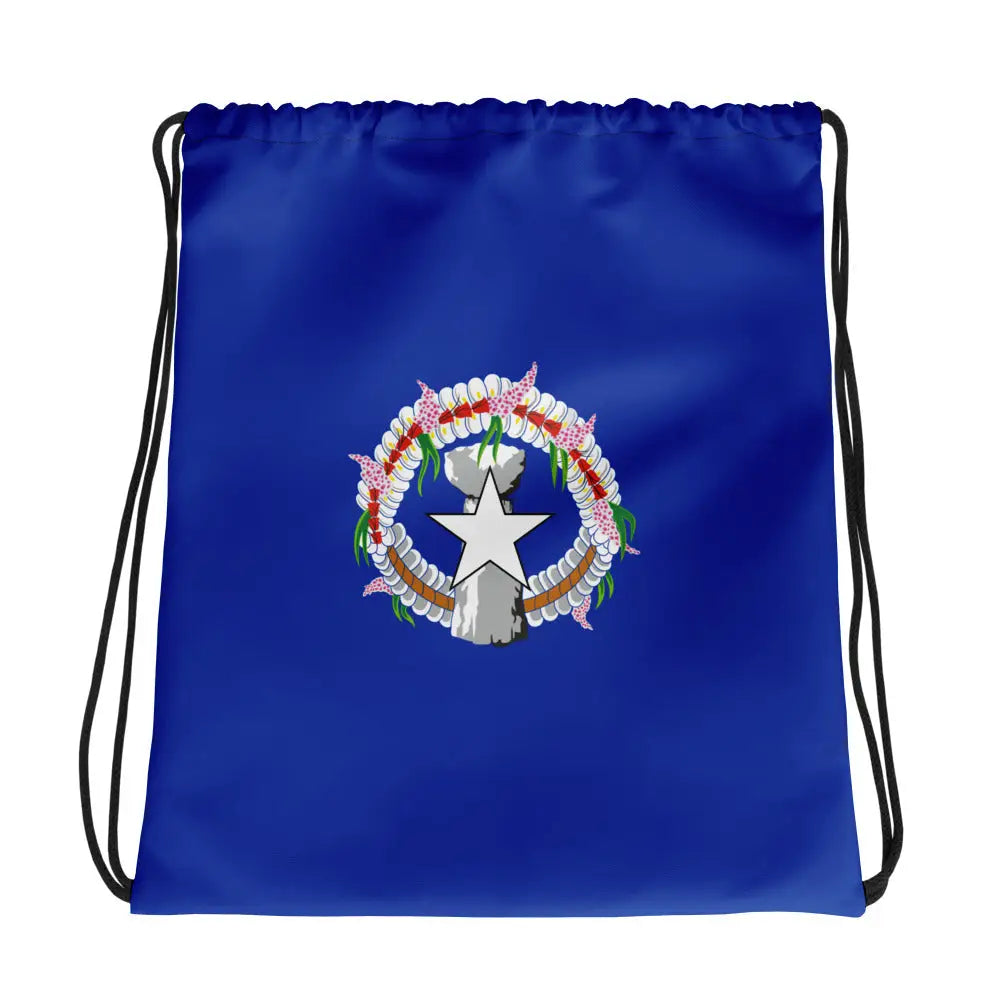 Sac à cordon drapeau îles mariannes coton polyester léger
