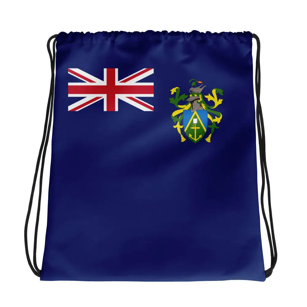 Sac à cordon drapeau îles pitcairn coton polyester léger