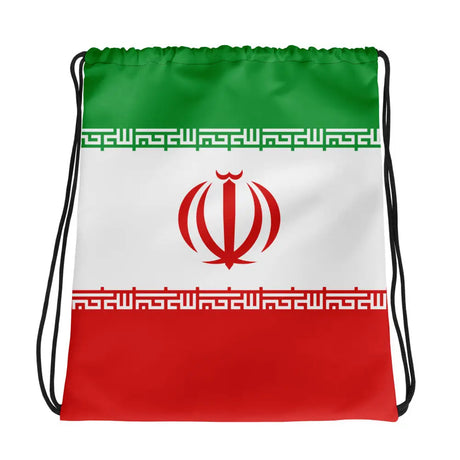 Sac à cordon drapeau iran coton polyester léger