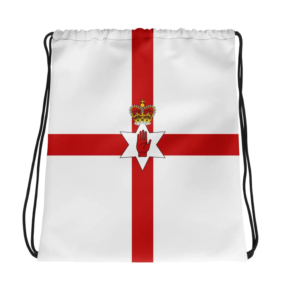 Sac à cordon drapeau irlande du nord coton polyester léger