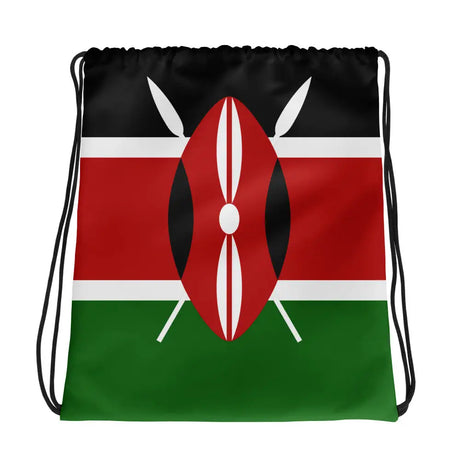 Sac à cordon drapeau kenya coton polyester style sportif