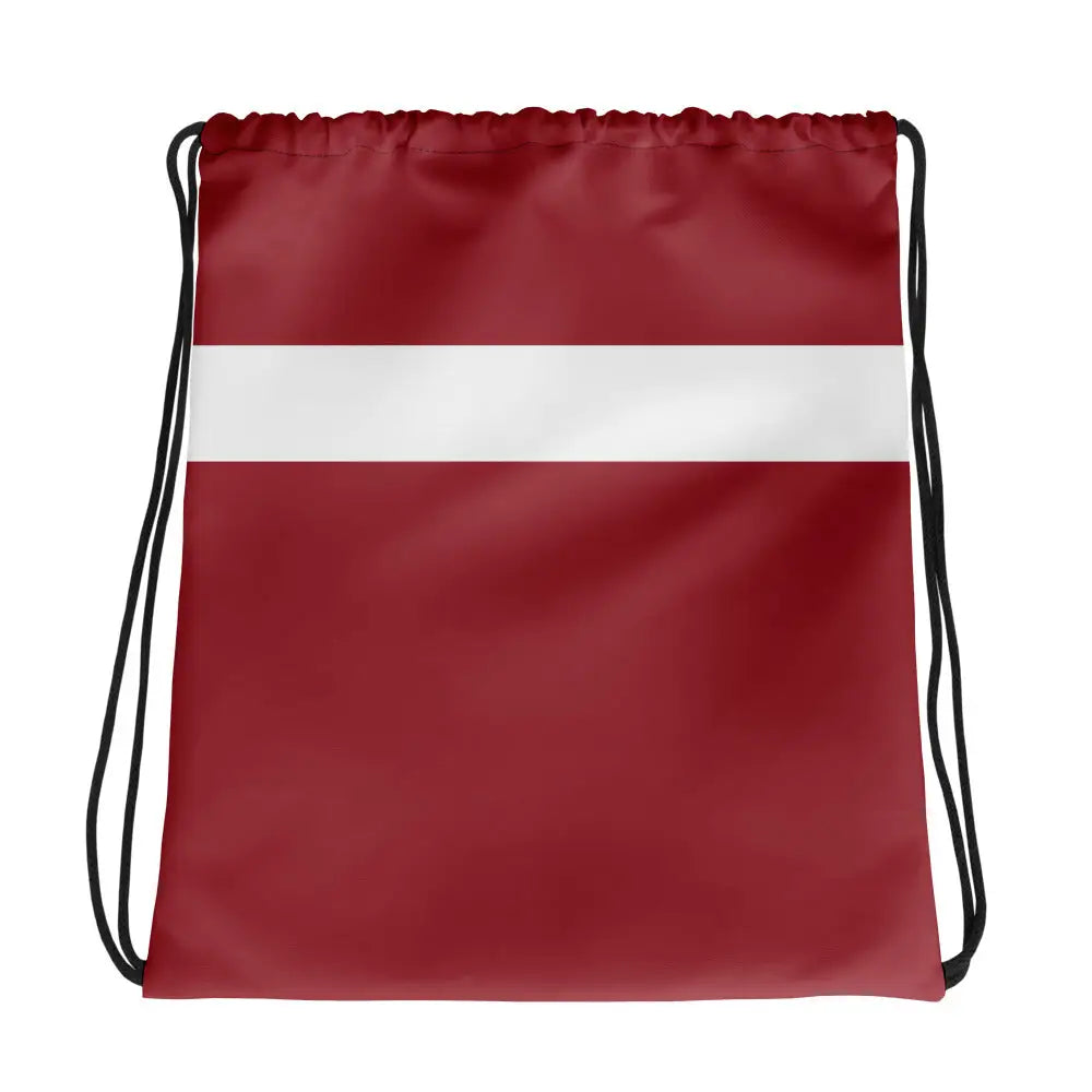 Sac à cordon drapeau lettonie coton polyester léger