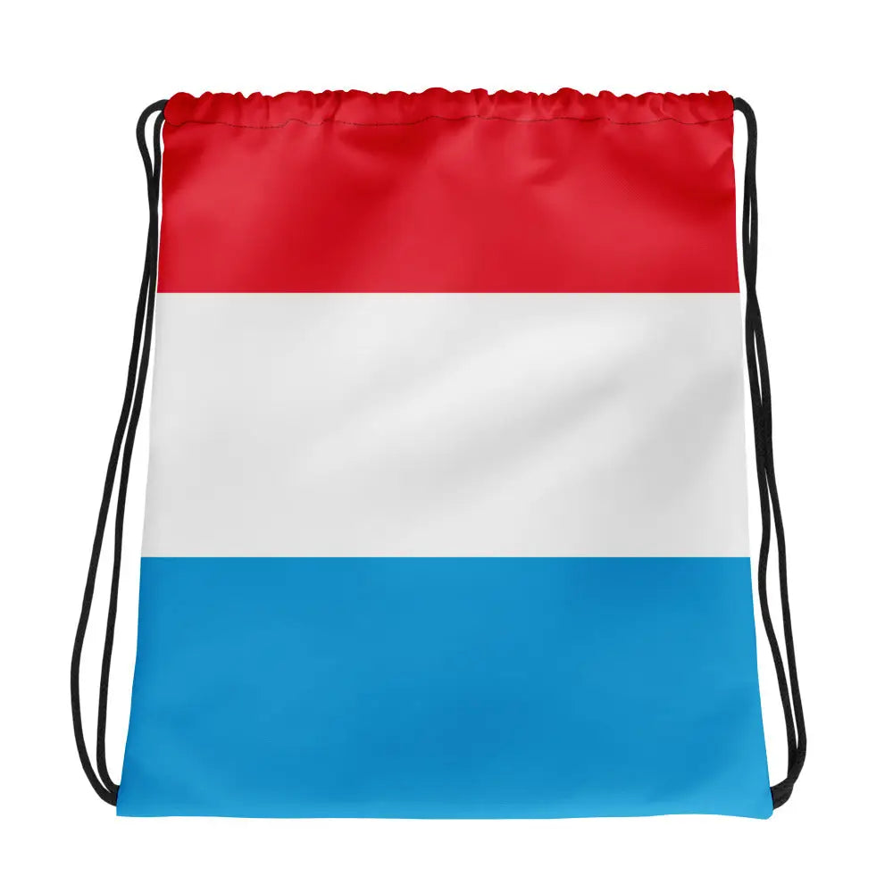 Sac à cordon drapeau luxembourg coton polyester léger
