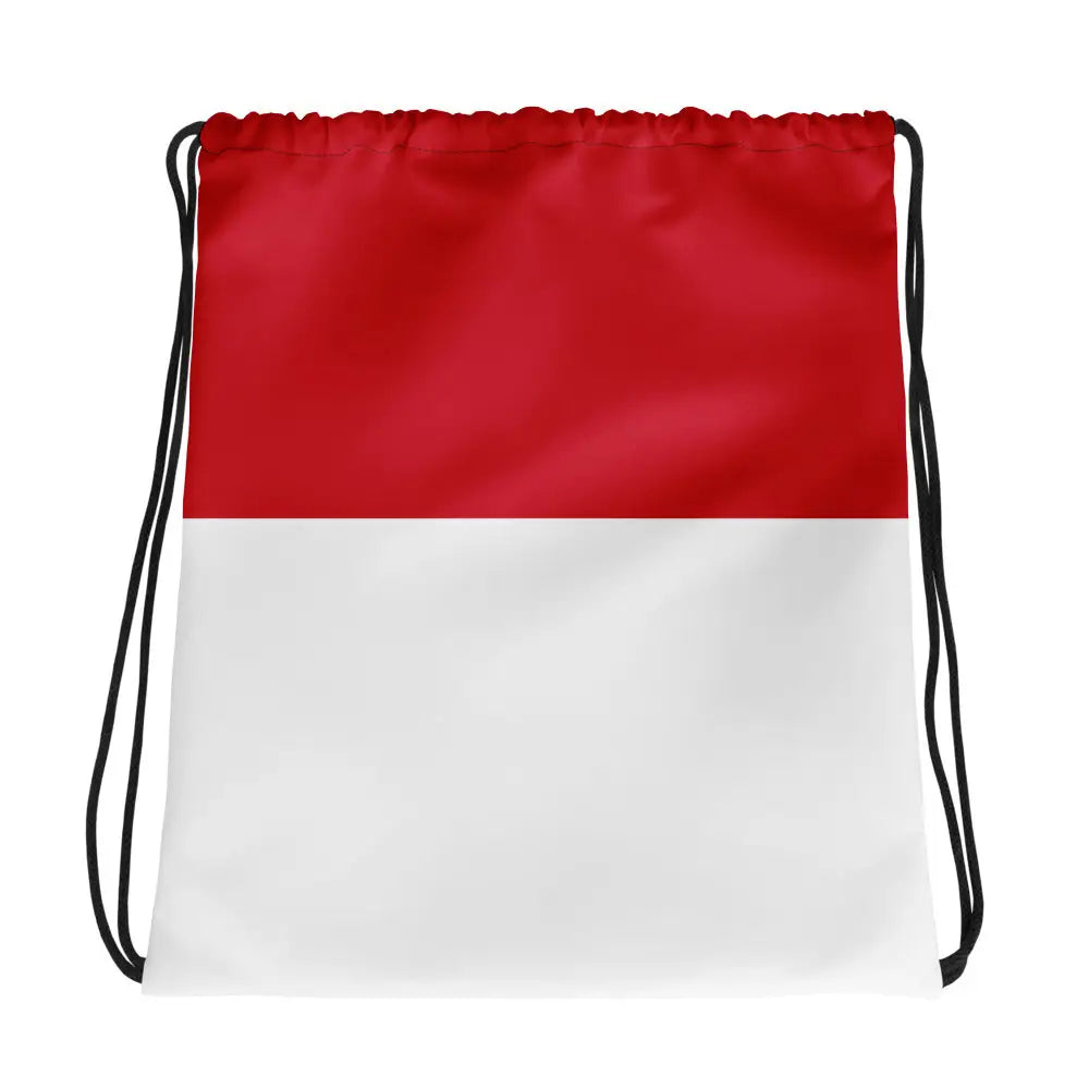 Sac à cordon drapeau monaco coton polyester léger polyvalent