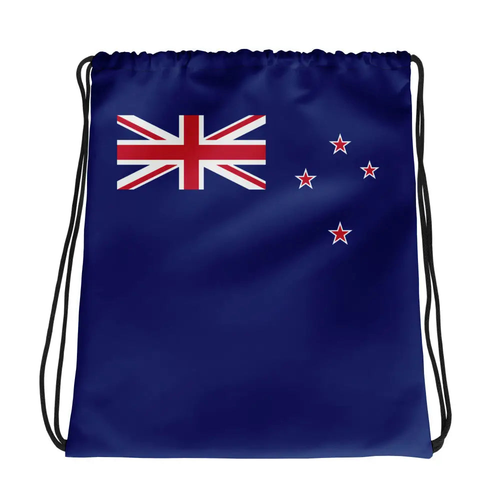 Sac à cordon drapeau nouvelle-zélande coton polyester léger