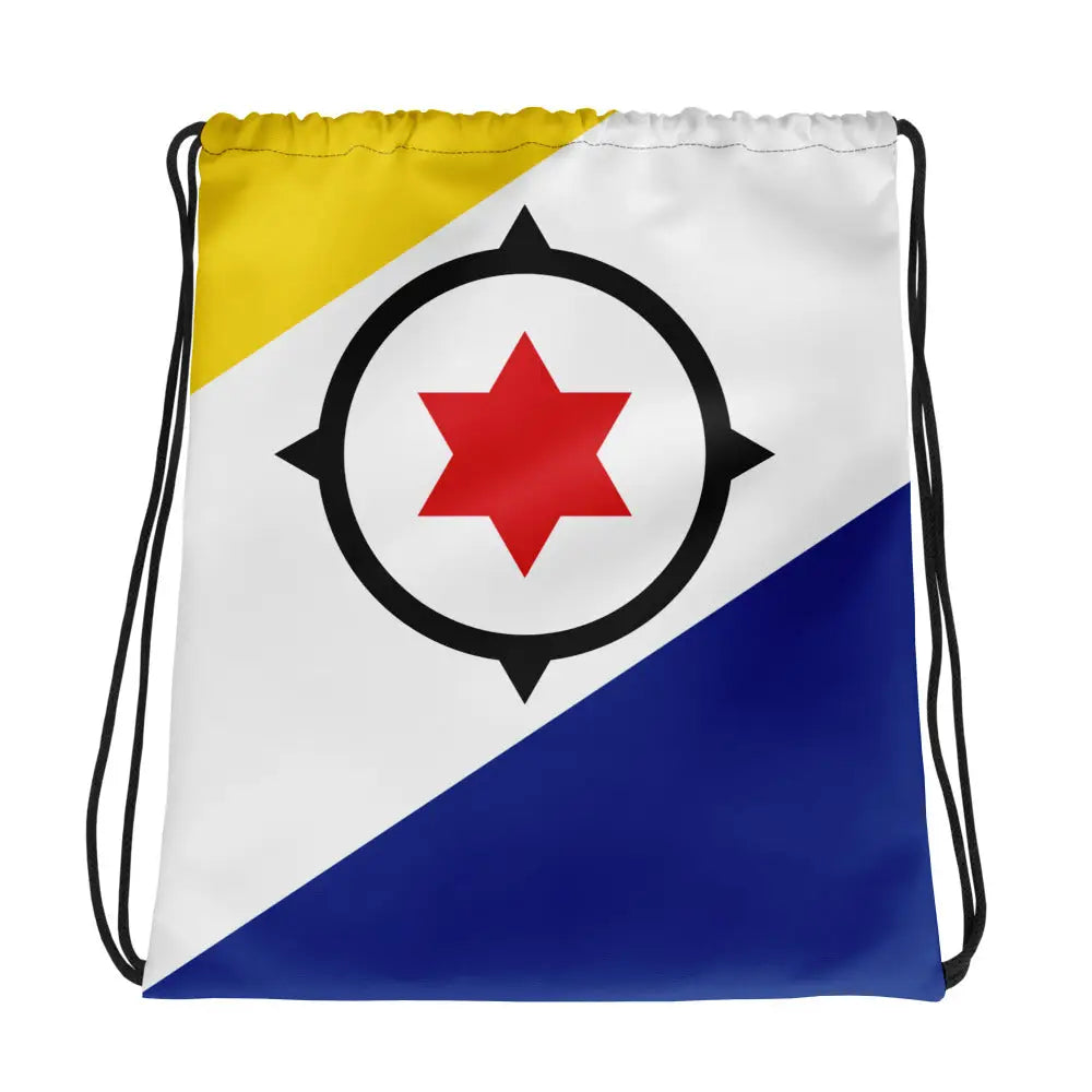 Sac à cordon drapeau pays-bas caribéens coton polyester