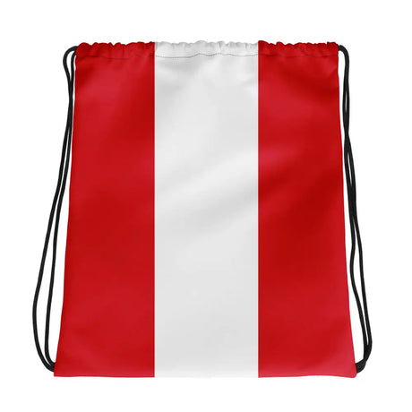 Sac à cordon drapeau pérou coton polyester léger