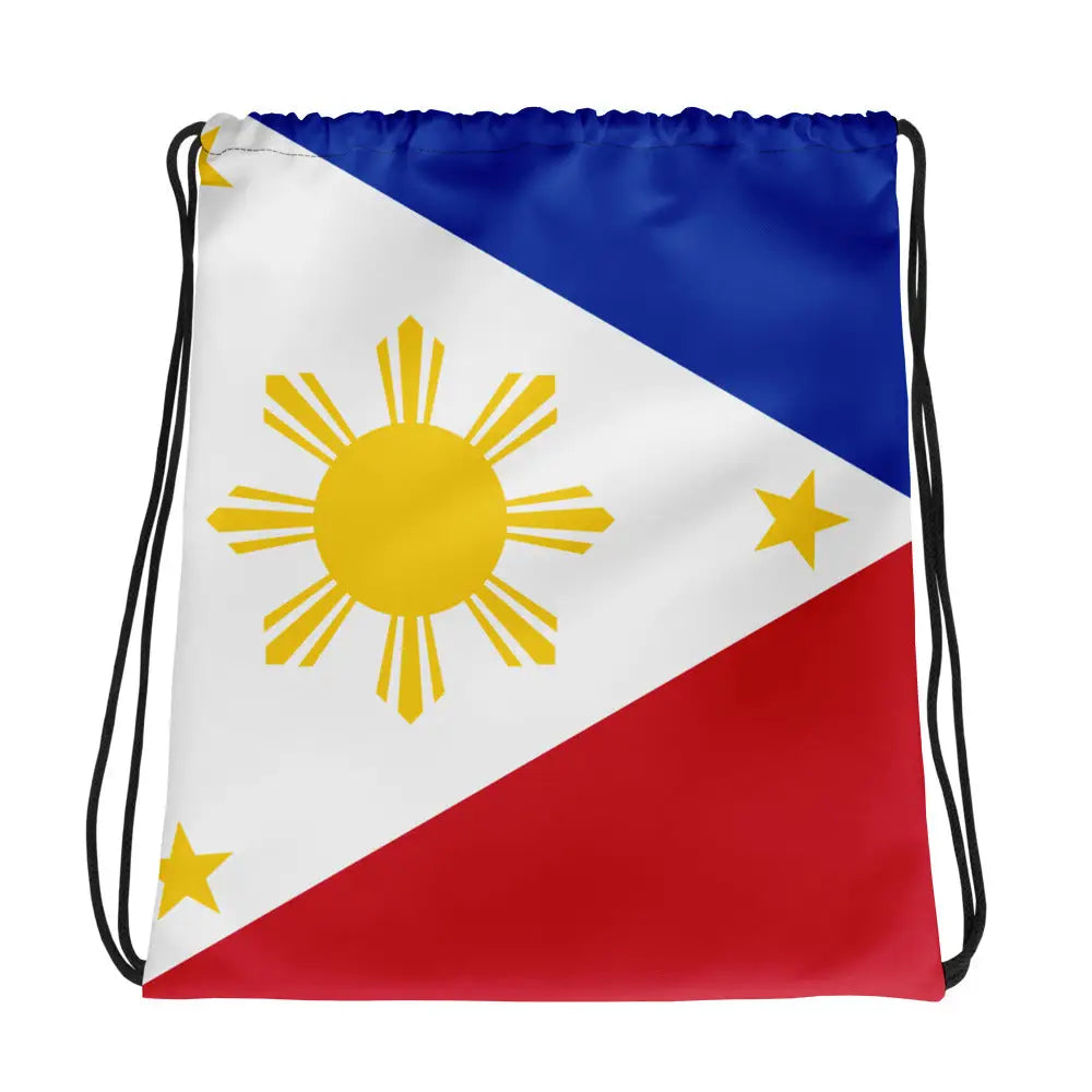 Sac à cordon drapeau philippines coton polyester sportif