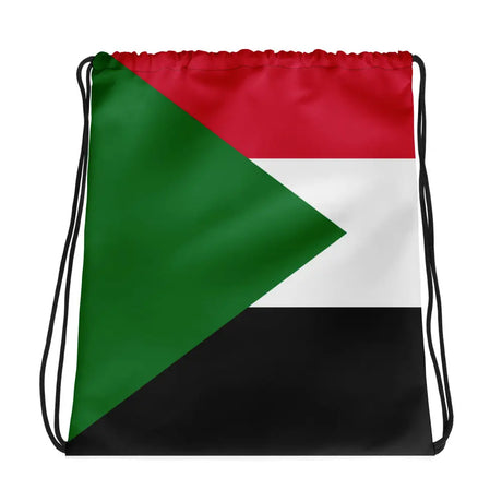 Sac à cordon drapeau soudan coton polyester style sportif