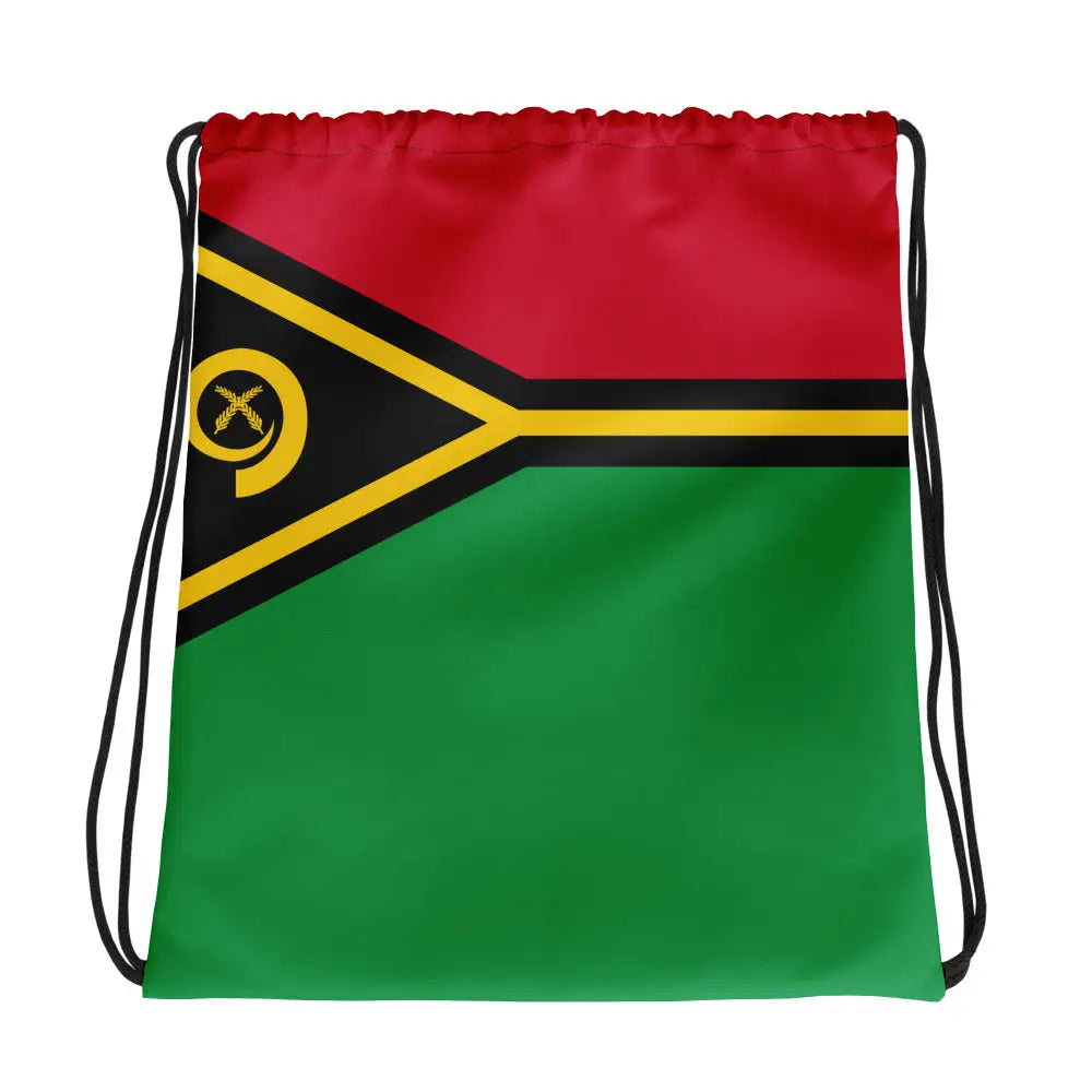 Sac à cordon drapeau vanuatu coton polyester léger