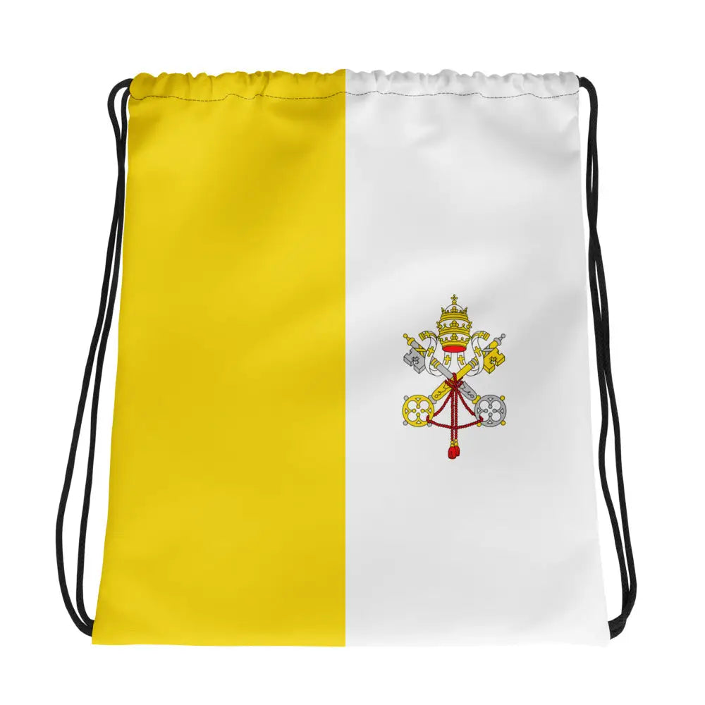 Sac à cordon vatican coton polyester style sportif polyvalent