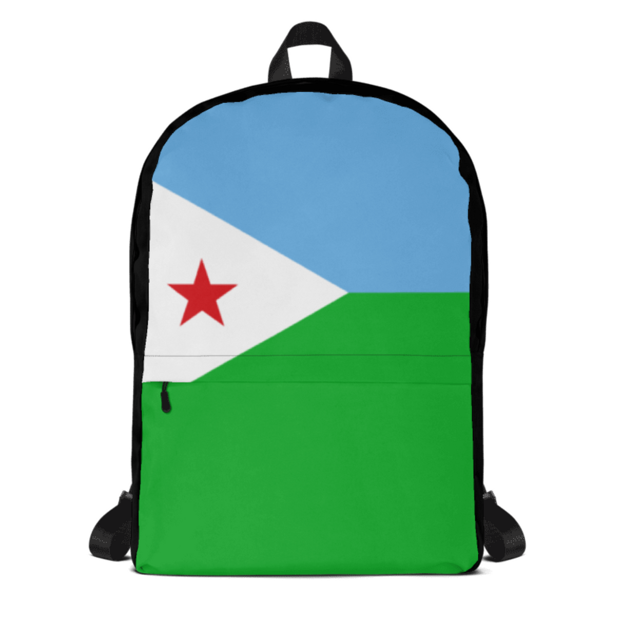 Sac à dos djibouti polyester léger fermeture éclair résistante