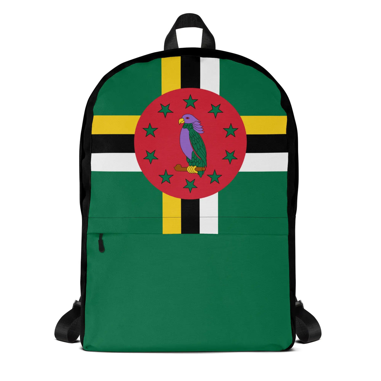 Sac à dos dominique polyester léger fermeture éclair robuste