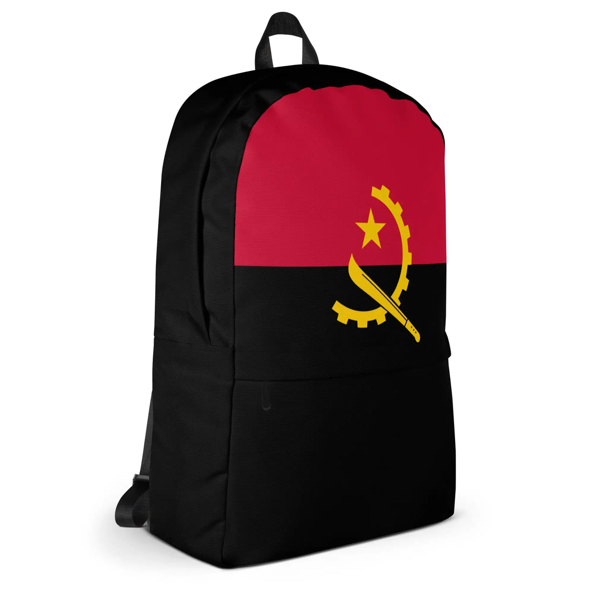 Sac à dos drapeau angola polyester fermeture éclair robuste