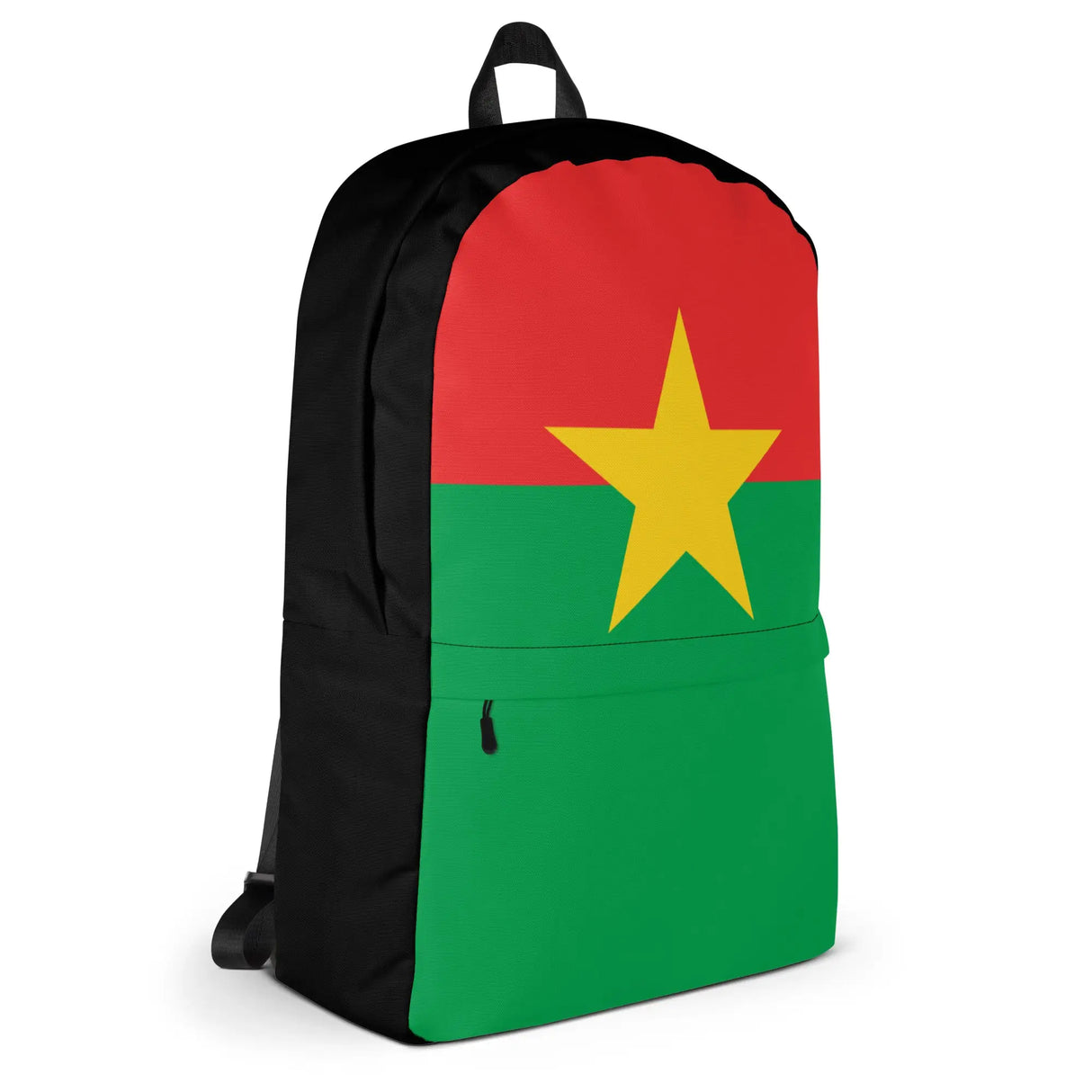 Sac à dos drapeau burkina faso polyester fermeture éclair