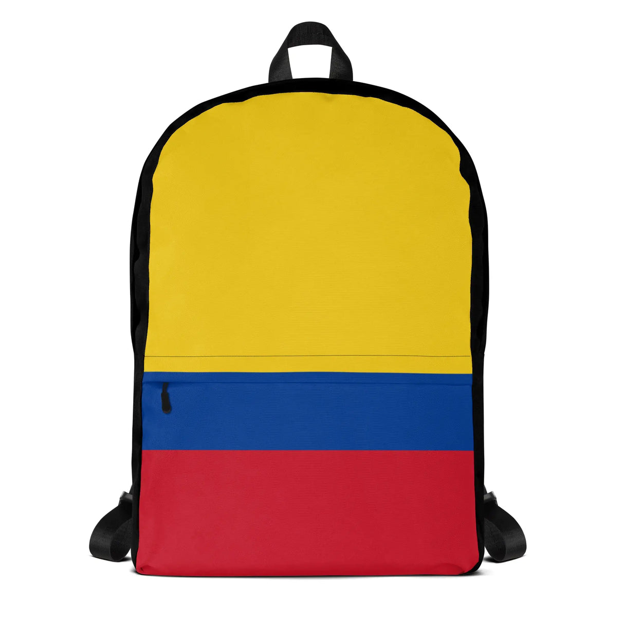 Sac à dos drapeau colombie polyester fermeture éclair robuste