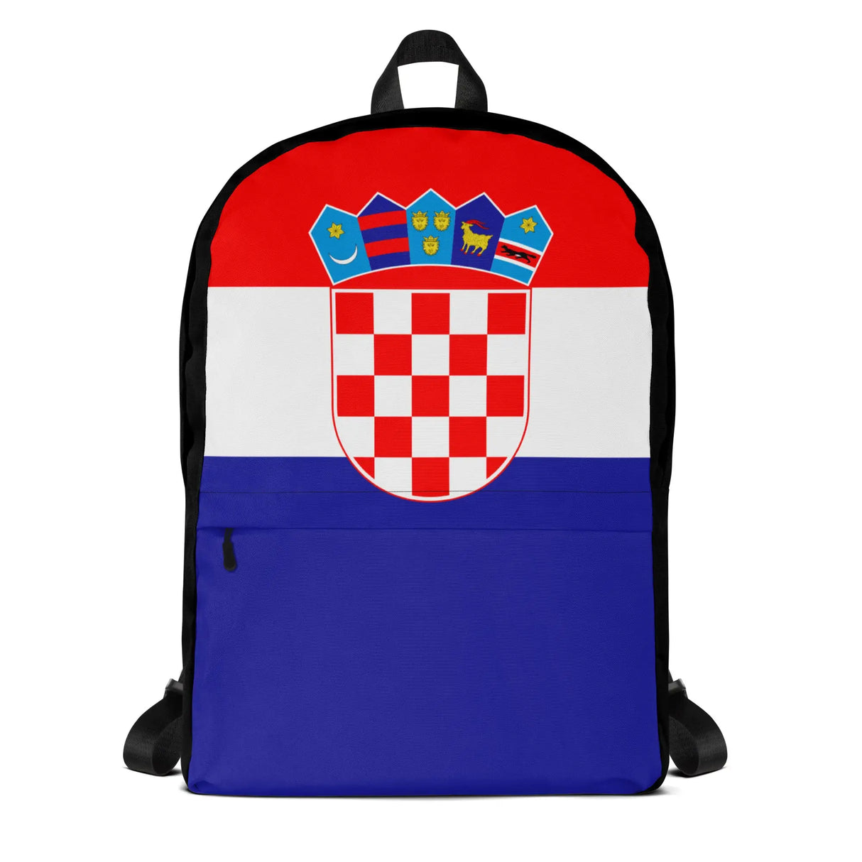 Sac à dos drapeau croatie polyester léger fermeture éclair