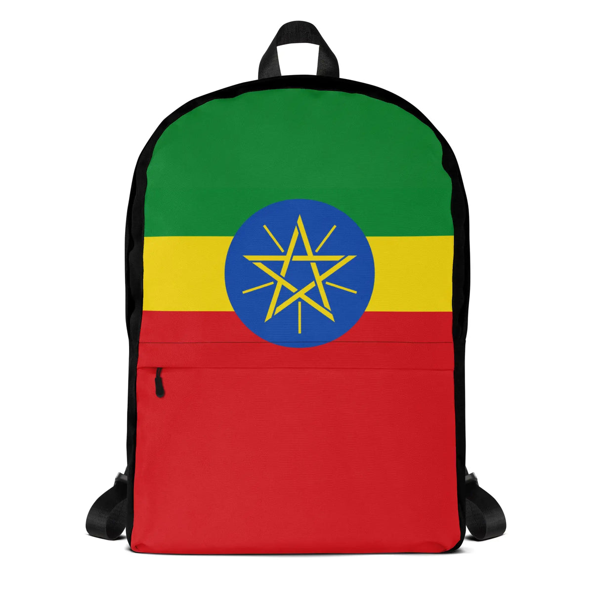 Sac à dos drapeau éthiopie polyester léger résistant