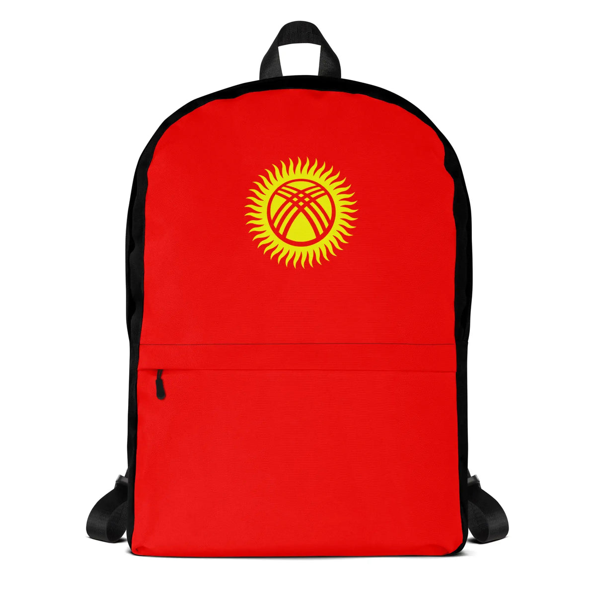 Sac à dos drapeau kirghizistan polyester léger résistant