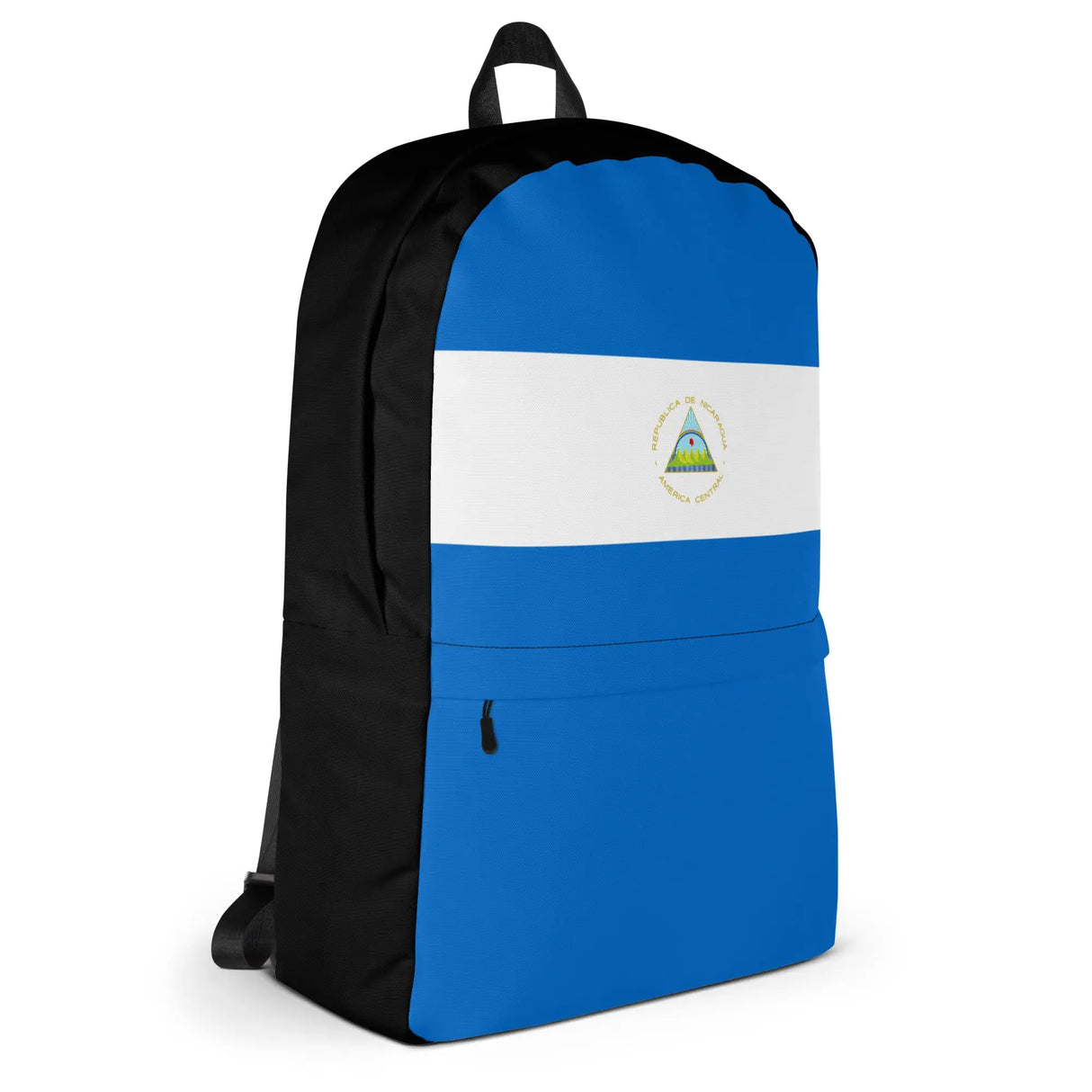 Sac à dos drapeau nicaragua polyester léger fermeture éclair