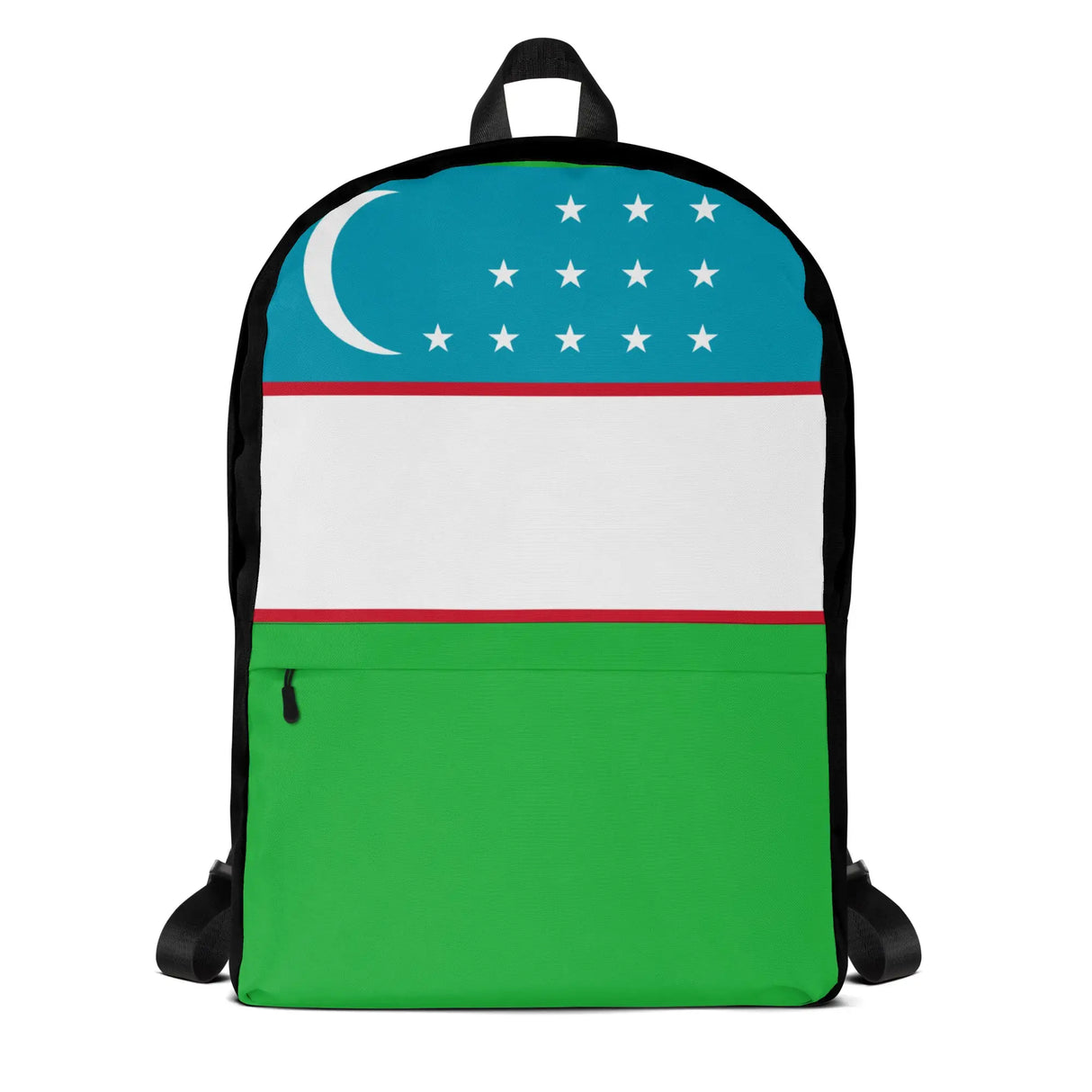 Sac à dos drapeau ouzbékistan polyester léger résistant