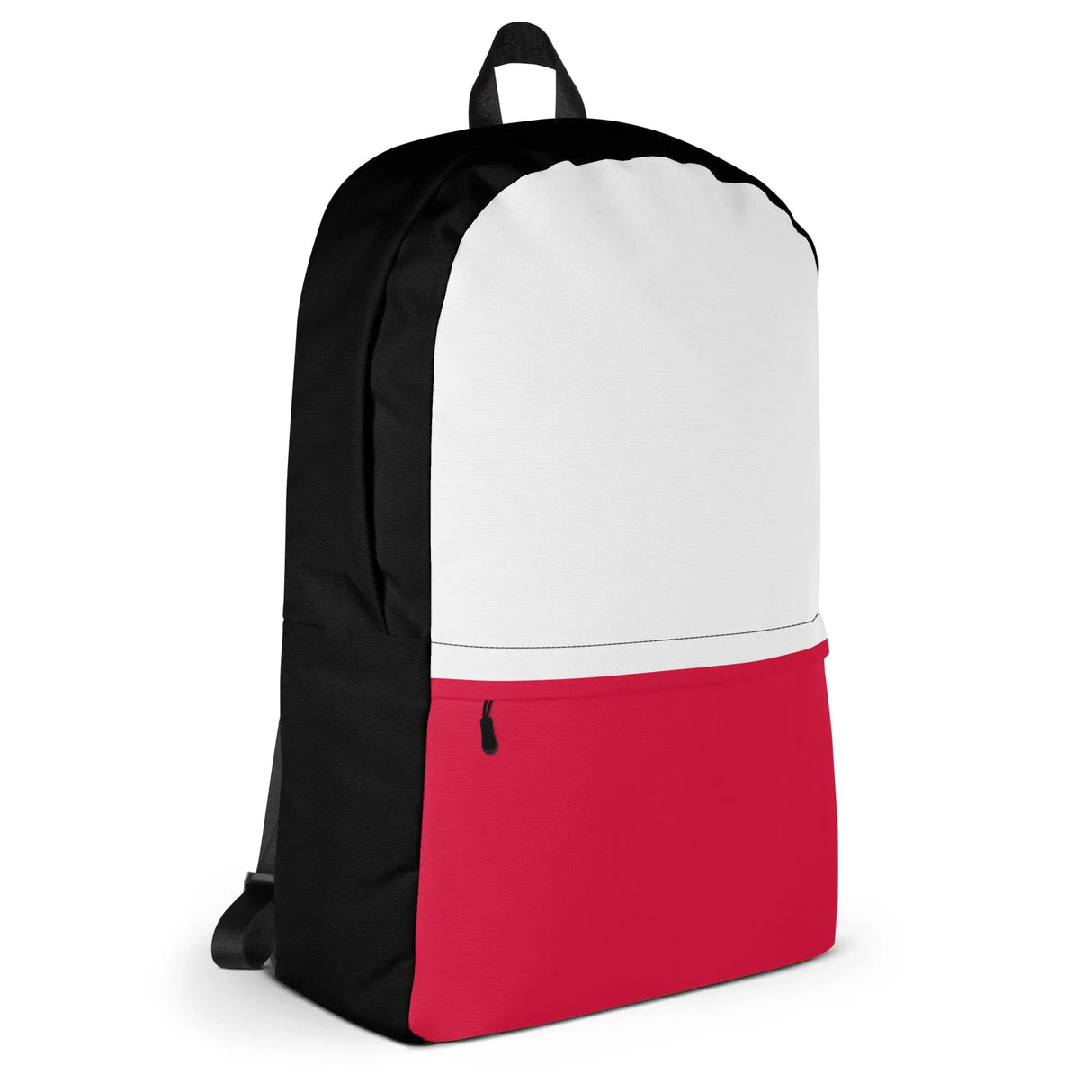 Sac à dos drapeau pologne polyester léger fermeture éclair