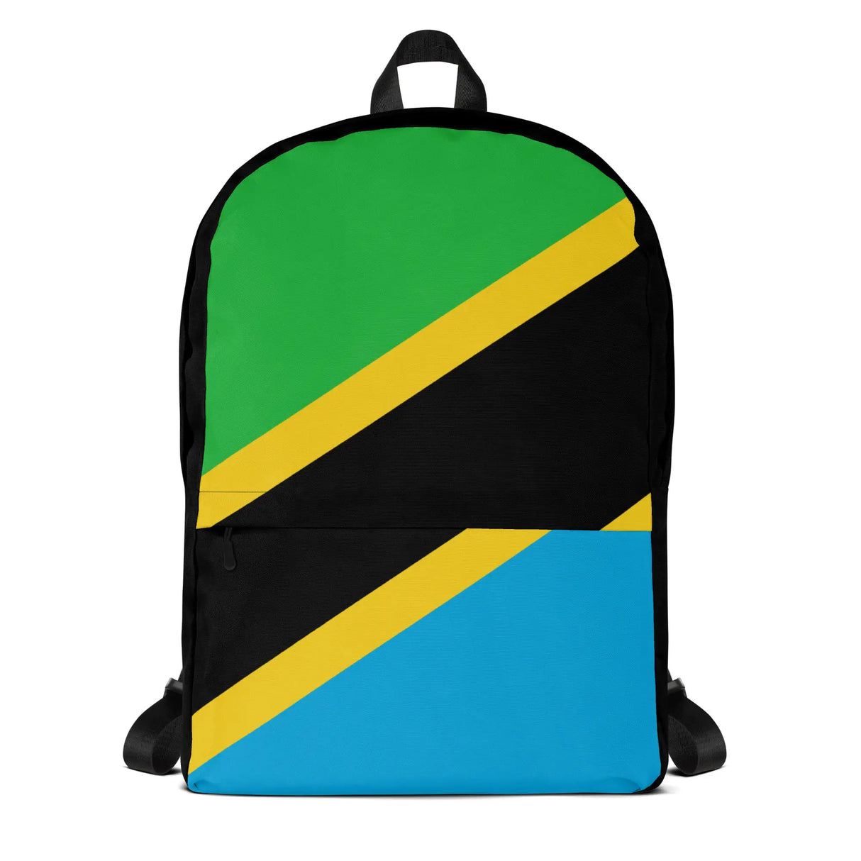 Sac à dos drapeau tanzanie polyester fermeture éclair résistant
