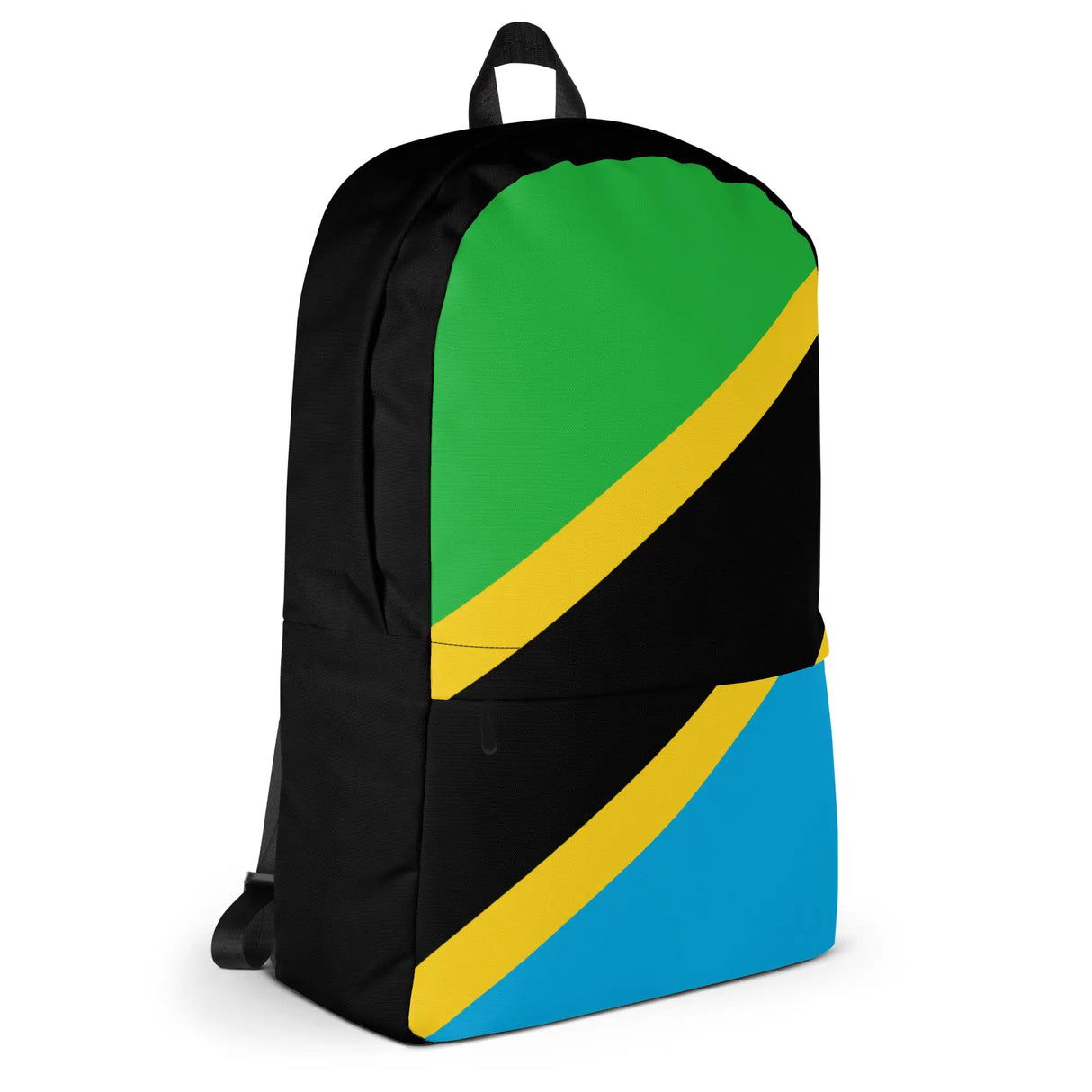 Sac à dos drapeau tanzanie polyester fermeture éclair résistant