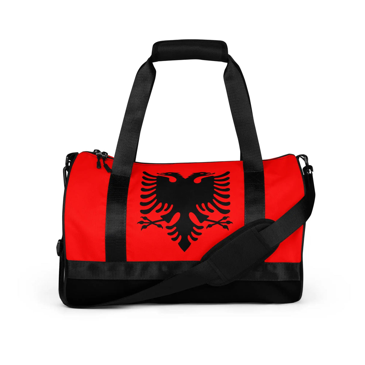 Sac de sport drapeau albanie polyester tissu robuste