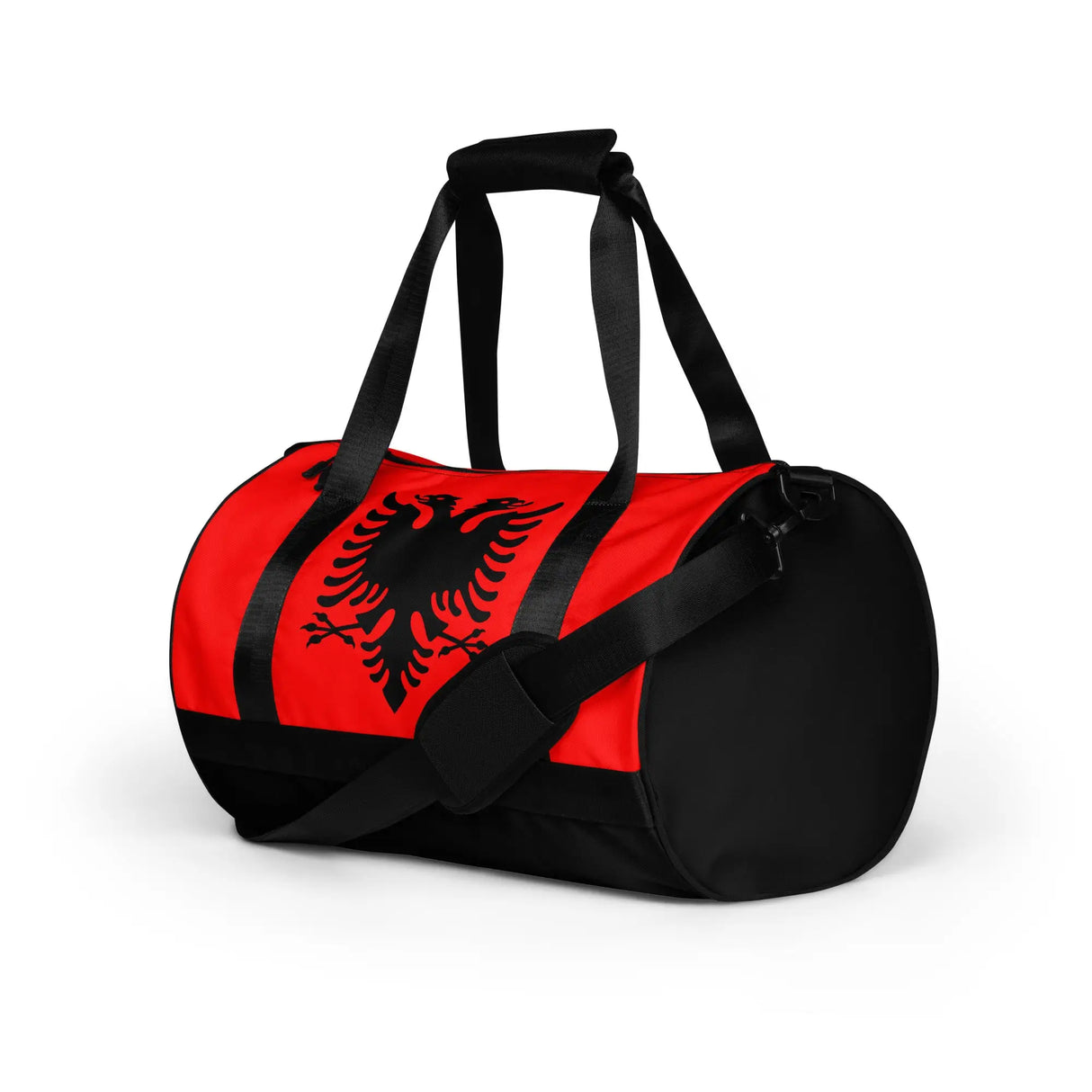 Sac de sport drapeau albanie polyester tissu robuste