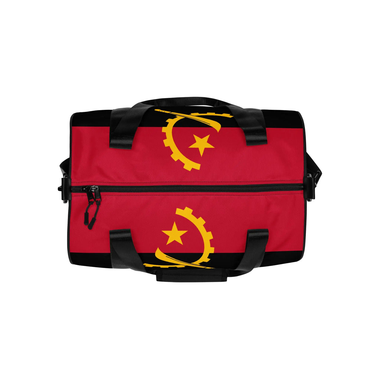 Sac de sport drapeau angola polyester tissu robuste