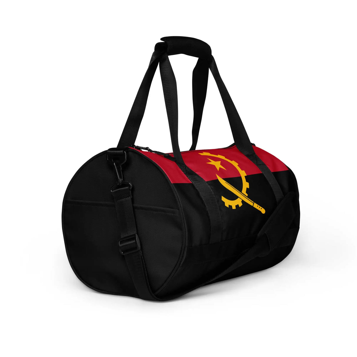 Sac de sport drapeau angola polyester tissu robuste