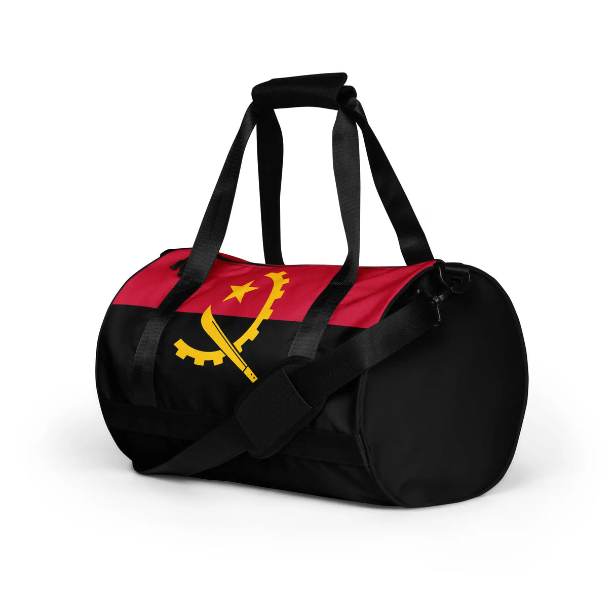 Sac de sport drapeau angola polyester tissu robuste