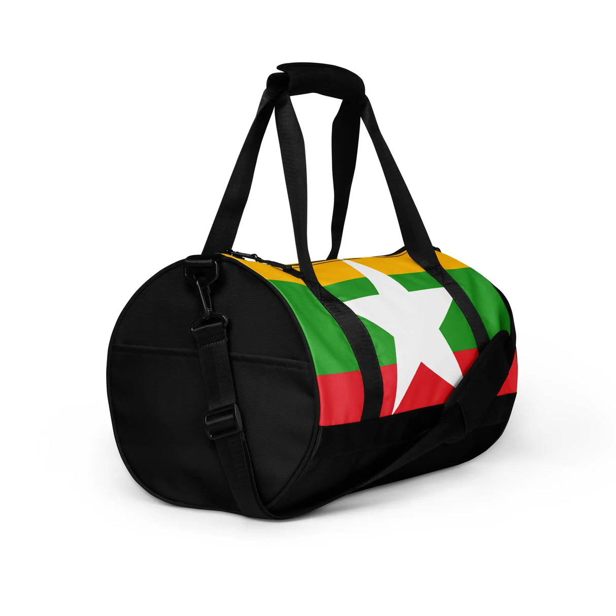 Sac de sport drapeau birmanie tissu robuste polyester