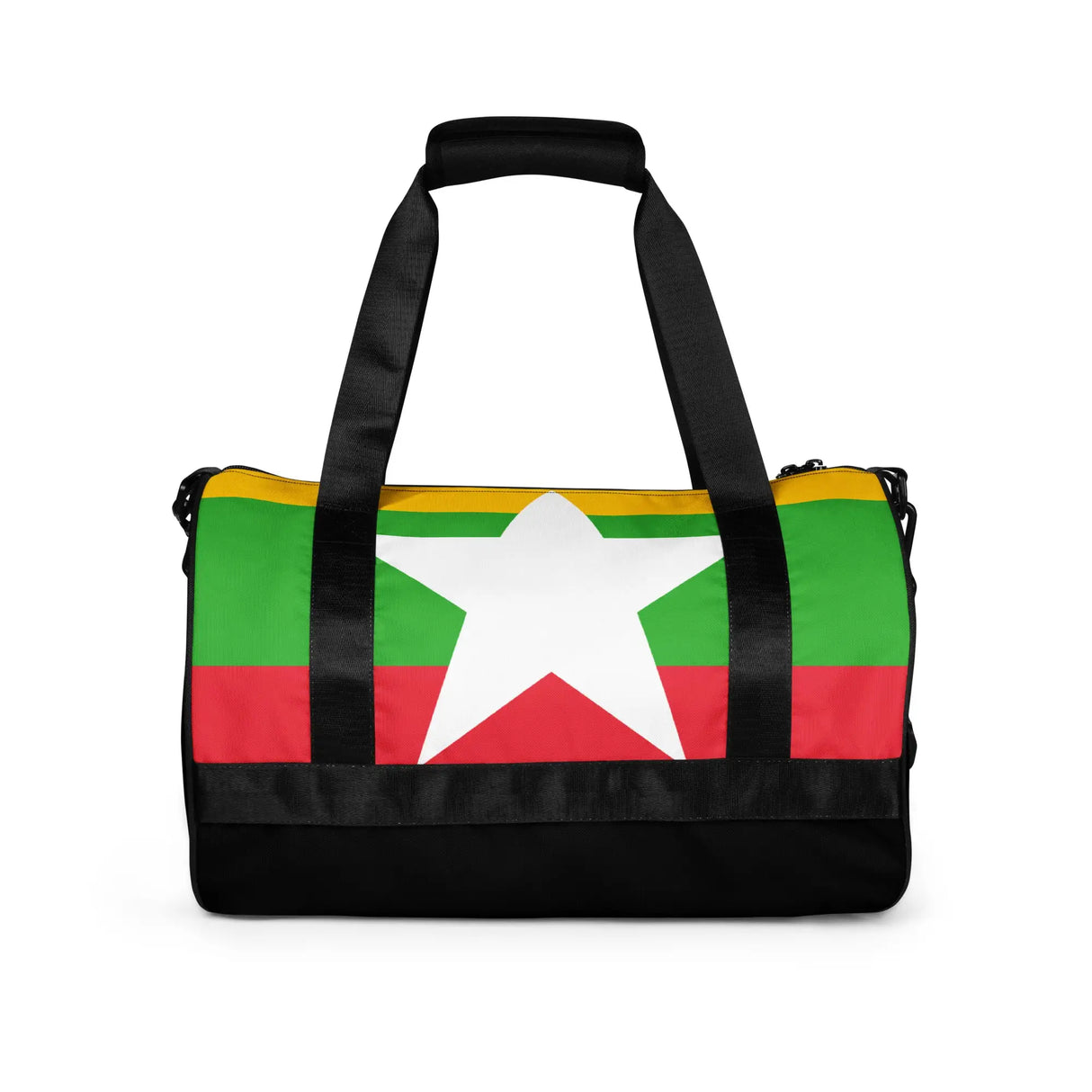 Sac de sport drapeau birmanie tissu robuste polyester