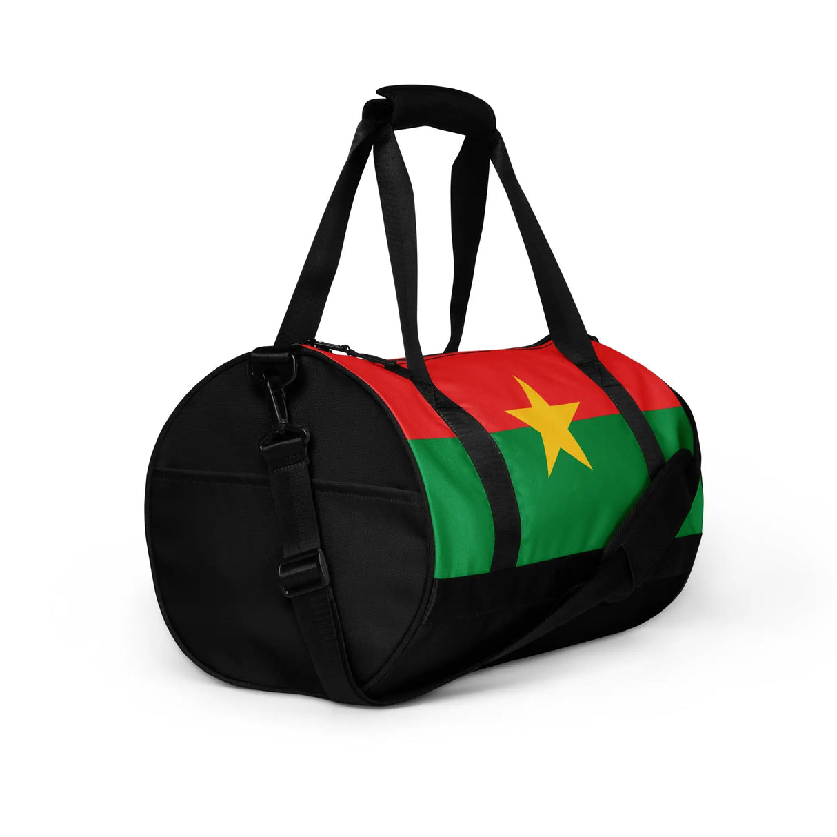 Sac de sport drapeau burkina faso en polyester robuste