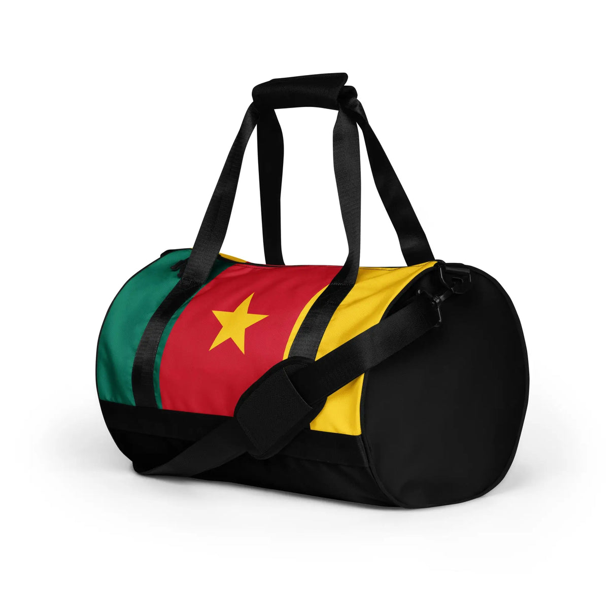 Sac de sport drapeau cameroun en polyester tissu robuste