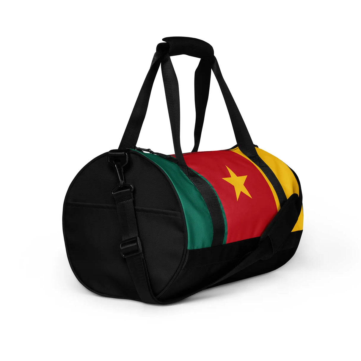 Sac de sport drapeau cameroun en polyester tissu robuste