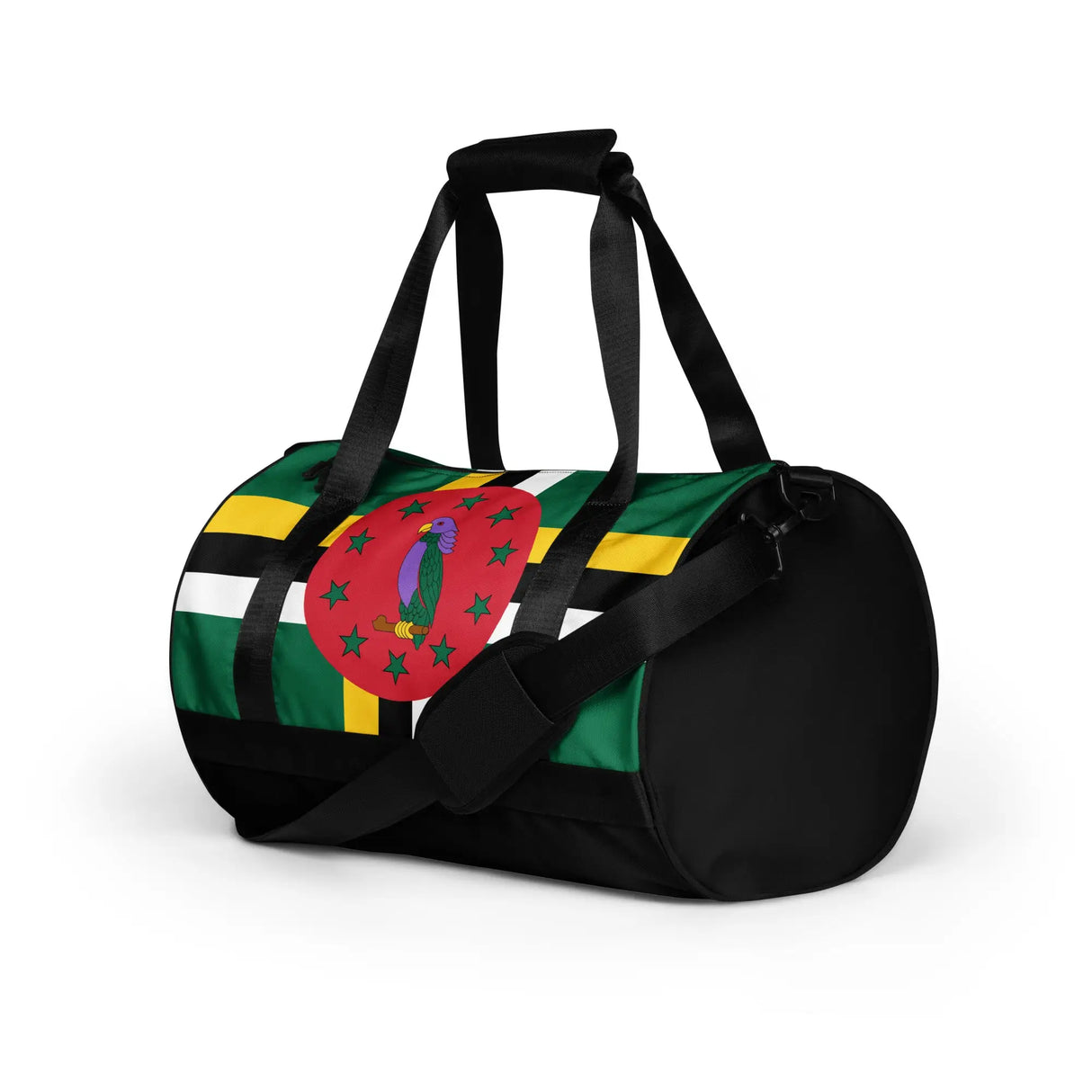 Sac de sport drapeau dominique en polyester tissu robuste