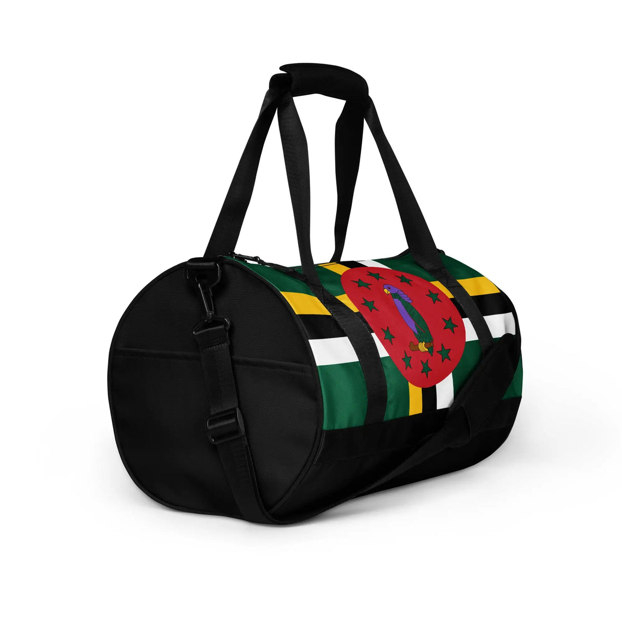Sac de sport drapeau dominique en polyester tissu robuste