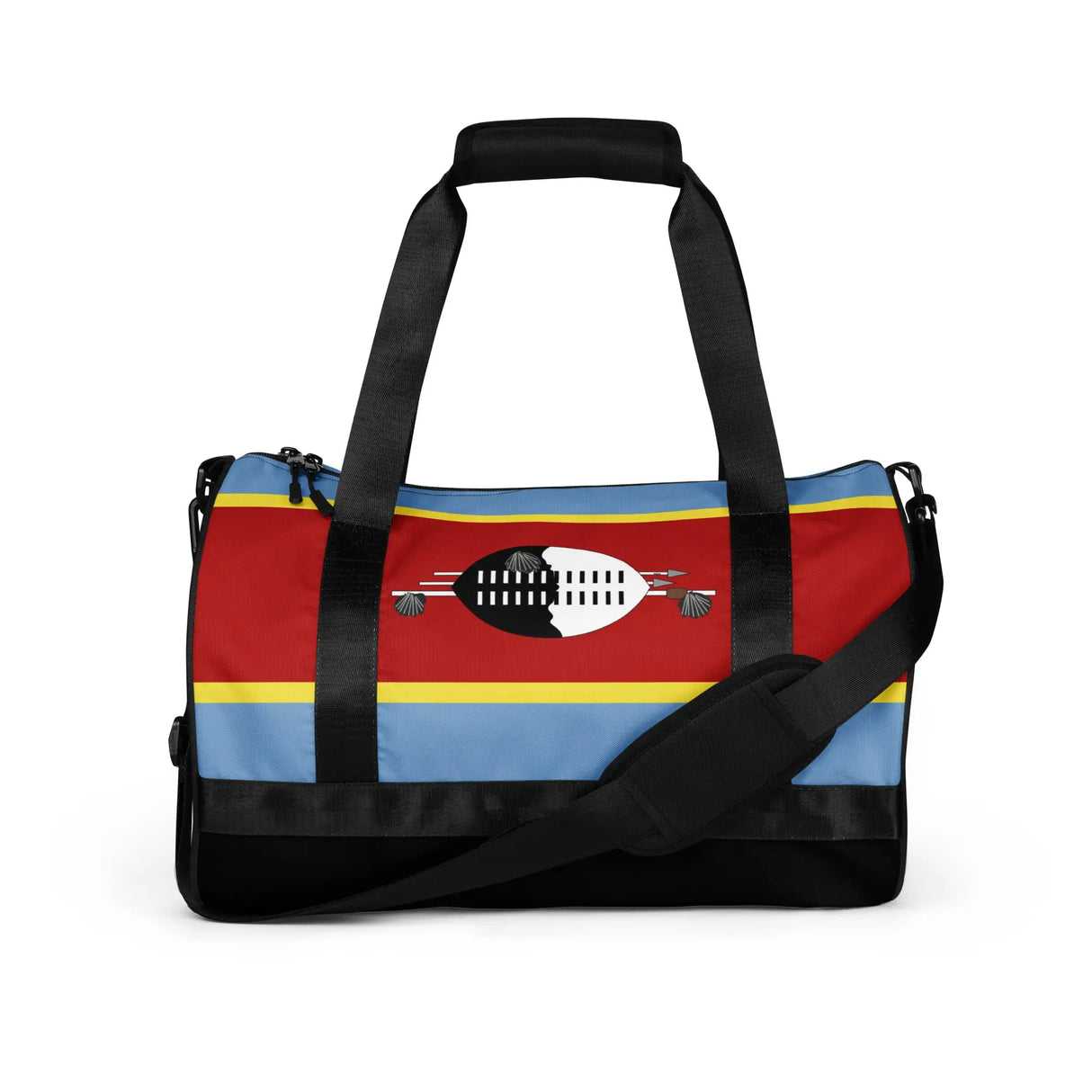 Sac de sport drapeau eswatini en polyester tissu robuste