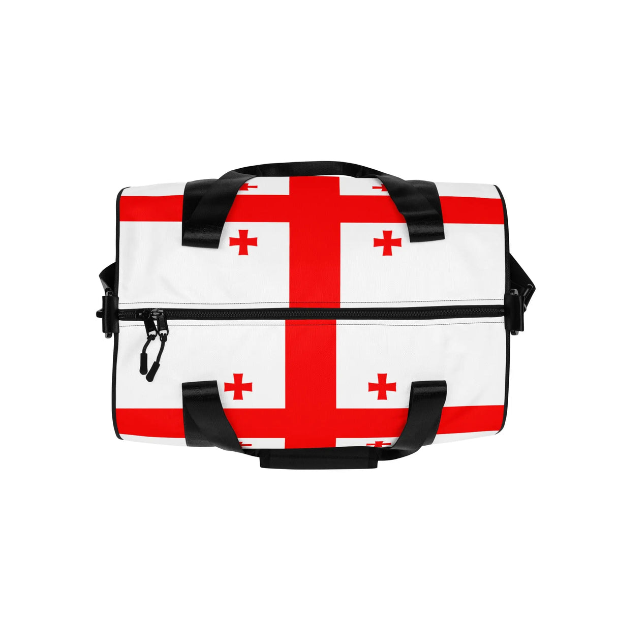 Sac de sport drapeau géorgie polyester tissu robuste