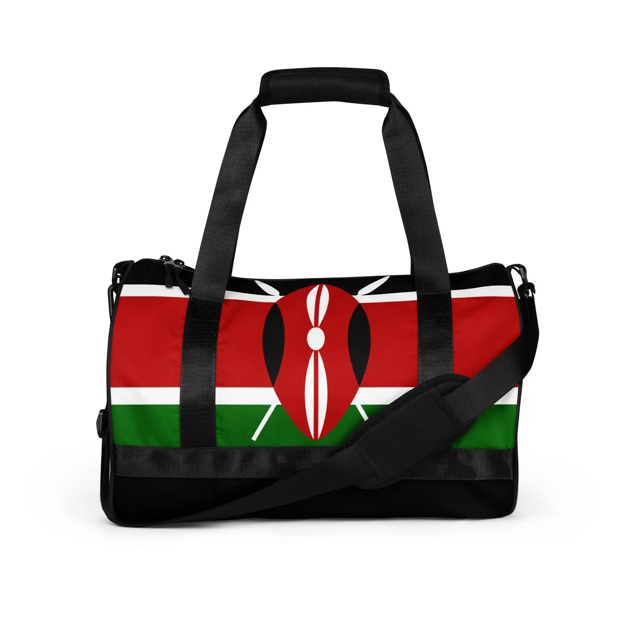 Sac de sport drapeau kenya en polyester tissu robuste
