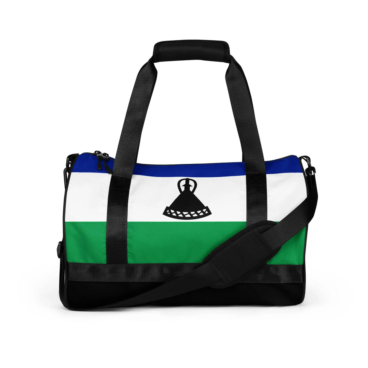 Sac de sport drapeau lesotho en polyester tissu robuste