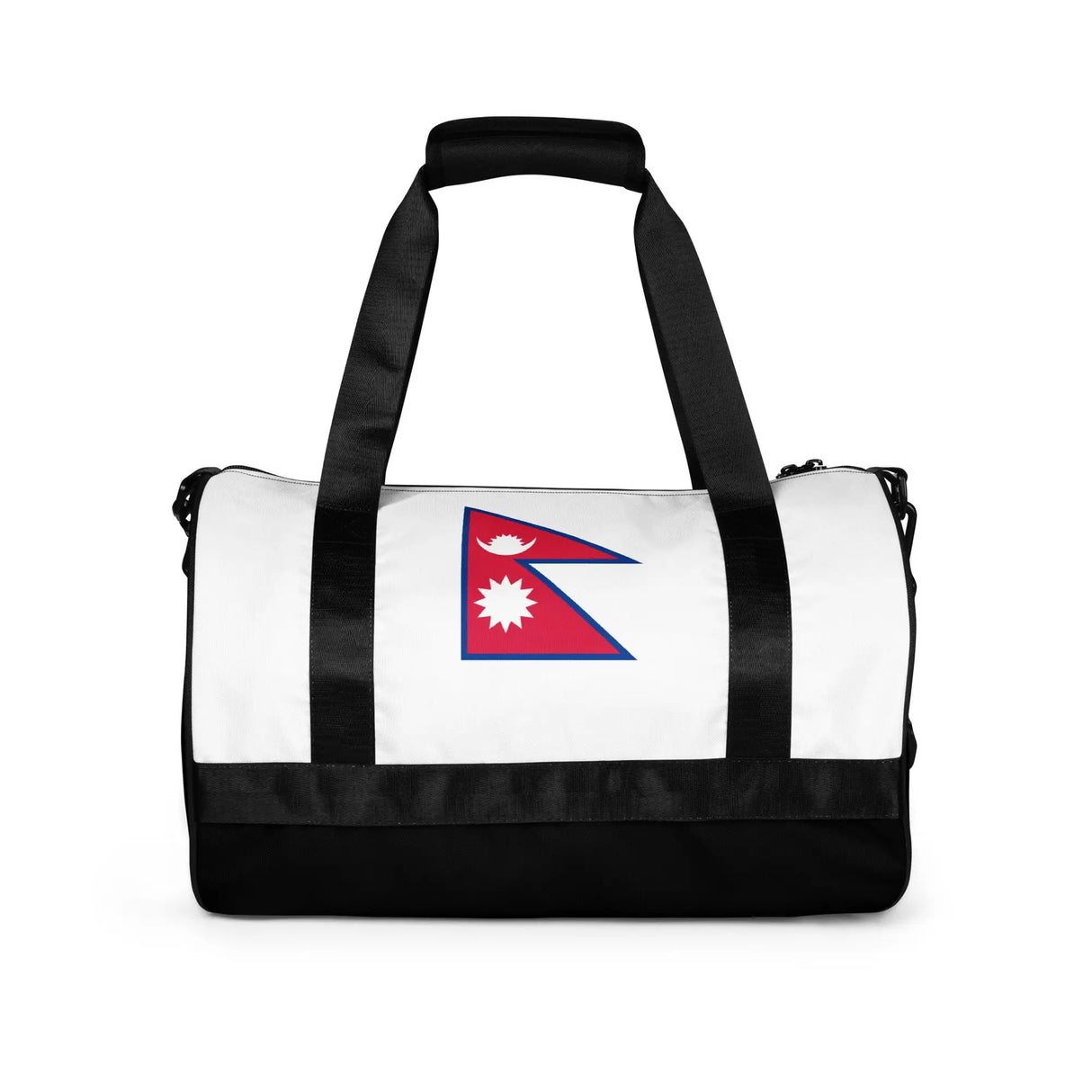 Sac de sport drapeau népal en polyester tissu robuste