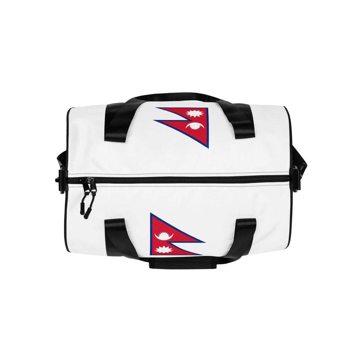 Sac de sport drapeau népal en polyester tissu robuste