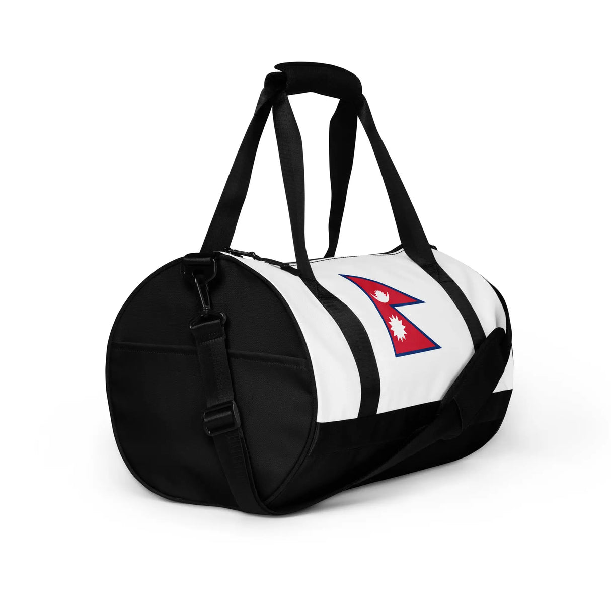 Sac de sport drapeau népal en polyester tissu robuste