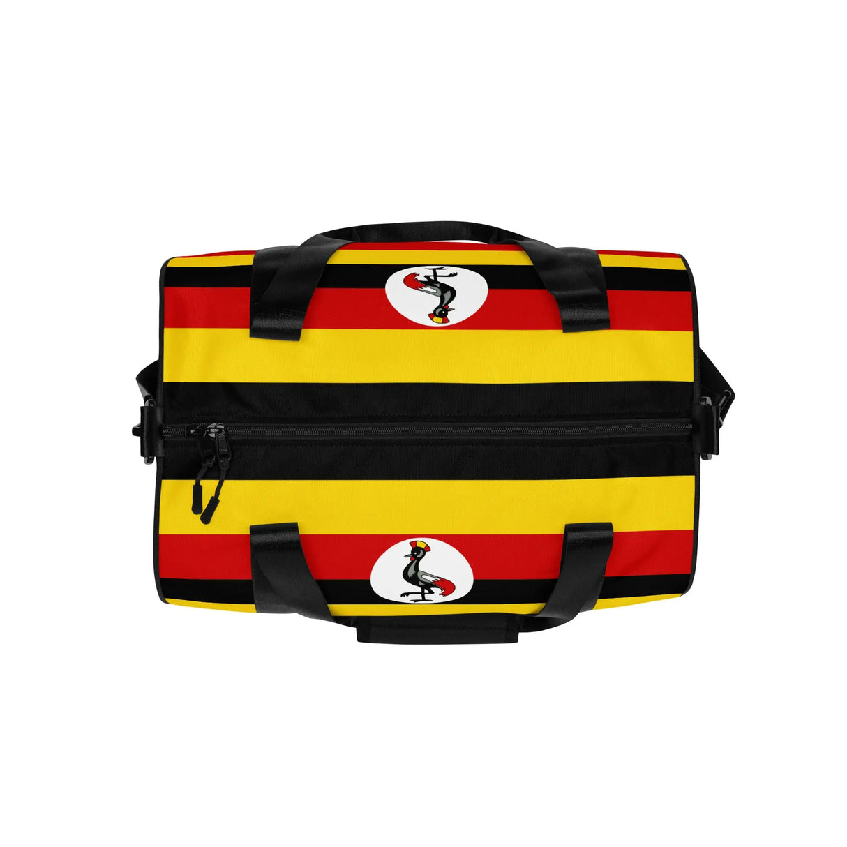 Sac de sport drapeau ouganda polyester tissu robuste